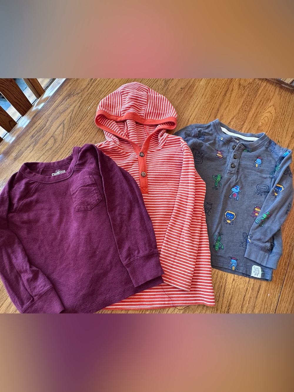 Long Sleeve Bundle for Boys size 3T (Set of 3)